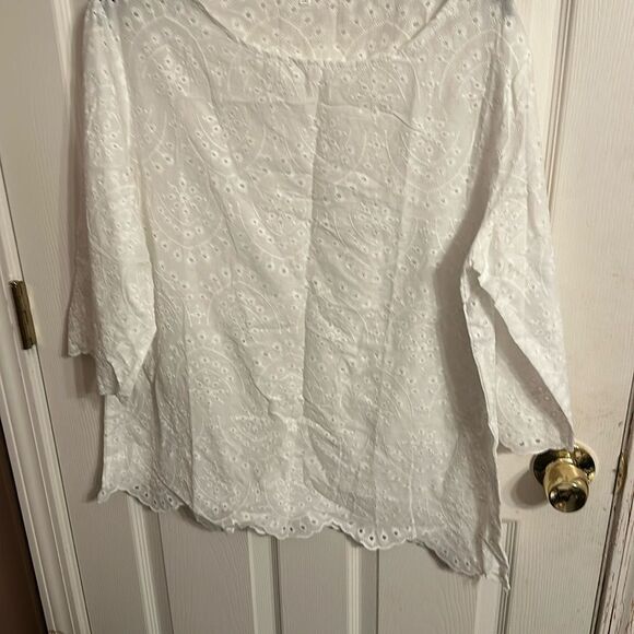 White blouse size 2xl. NWOT - Picture 1 of 6